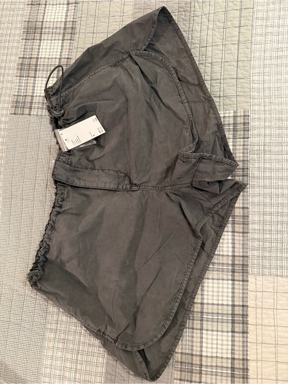 Urban Outfitters Charcoal Elastic Waist Lounge Shorts